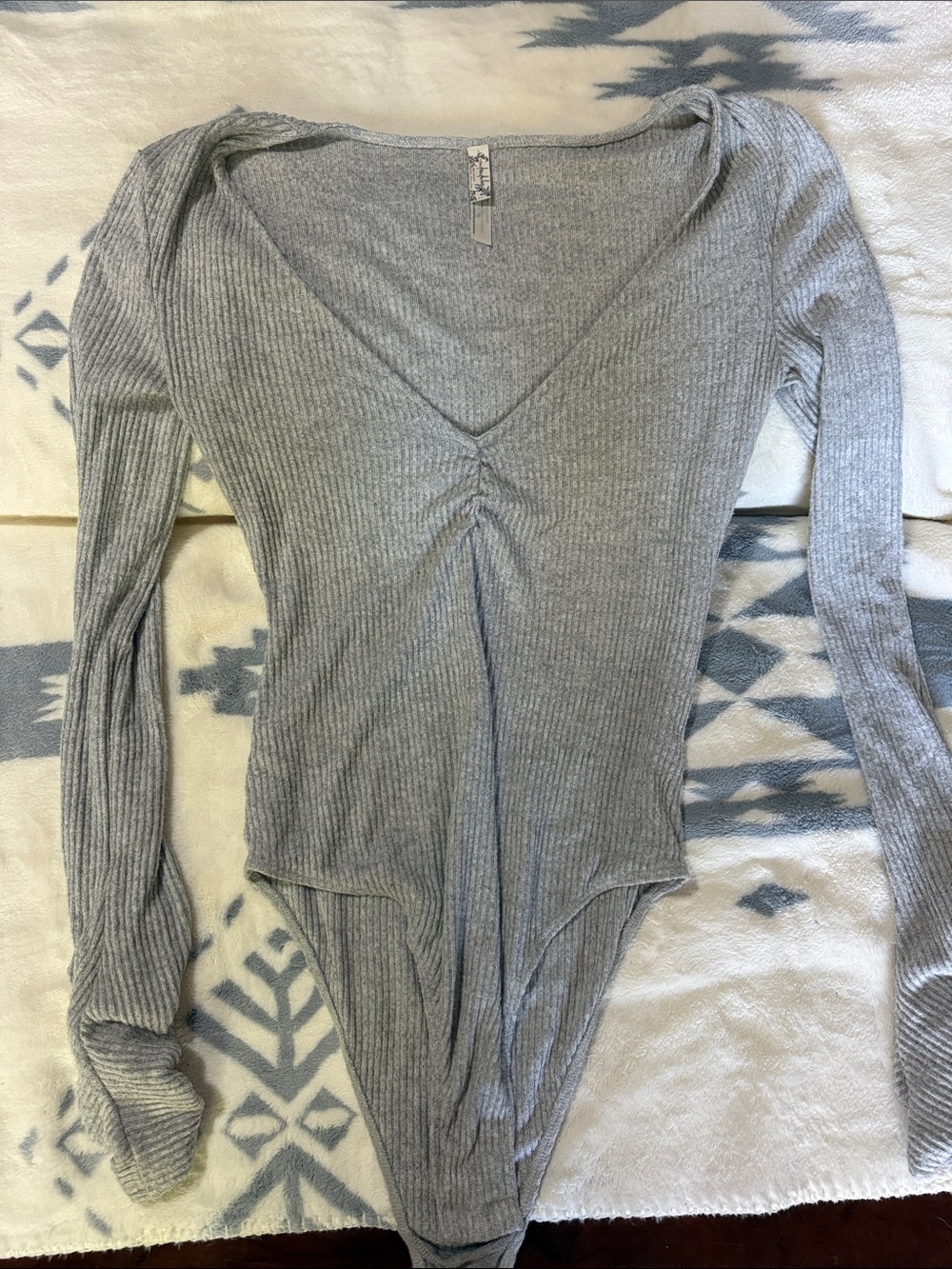 Intimately by Free People Cozy Up With Me Ribbed Bodysuit